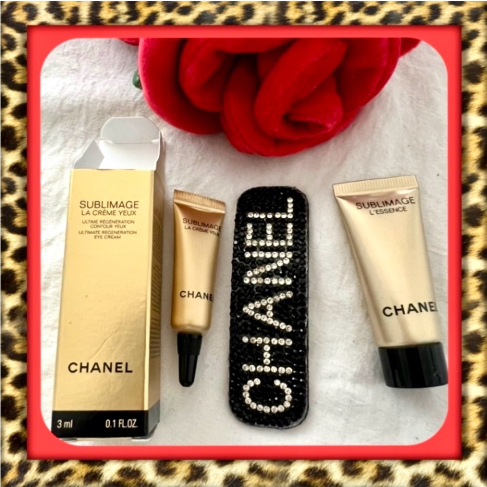 👑✅PRICE FIRM✅ CHANEL Sublimage Eye Primer 3ml & 5ml Mini Sample Set. Brand New!